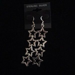 Solid Sterling Silver Dangle Earrings